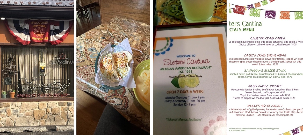 Sisters Cantina inc Menu