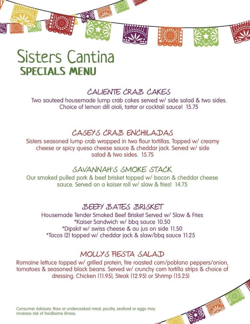 Sisters Cantina inc