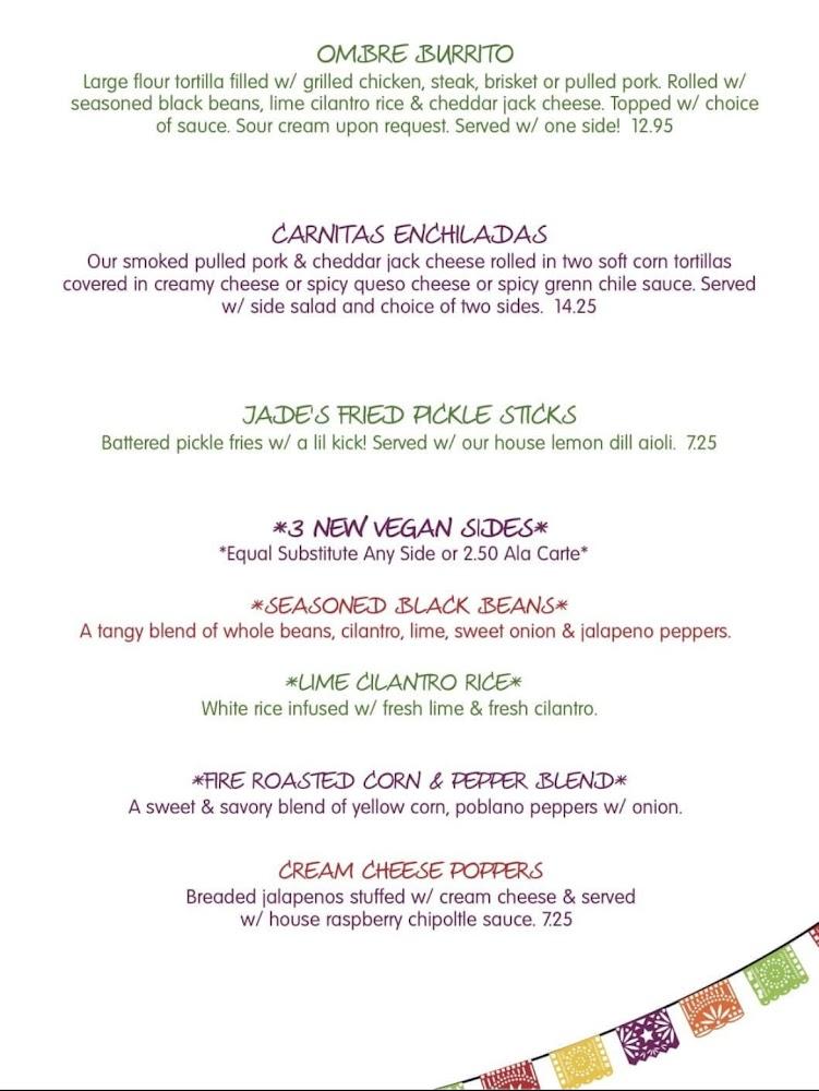 Sisters Cantina inc Menu image 2